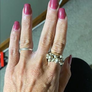 Silpada sterling silver ring size 6